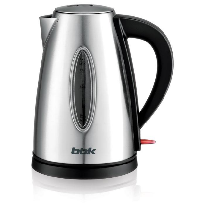 Изображение Электрический чайник BBK EK1762S (2200 Вт/1,7 л /сталь/черный, серебристый)