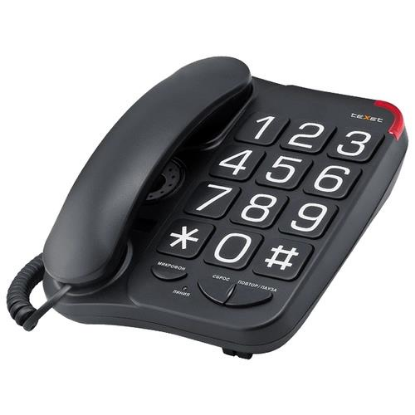 Изображение Проводной телефон teXet TX-201 черный,черный