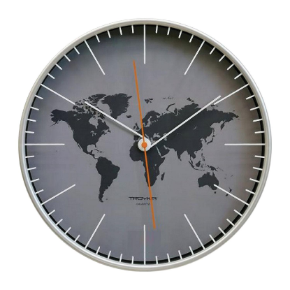 Изображение Настенные часы Troyka 77777733 серый