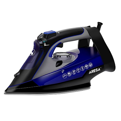Изображение Утюг Aresa AR-3120 (2600 Вт/черный, фиолетовый)