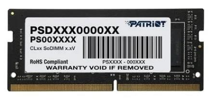 Изображение Оперативная память 4 GB DDR4 Patriot PSD44G266681S (21300 МБ/с, 2666 МГц, CL19)