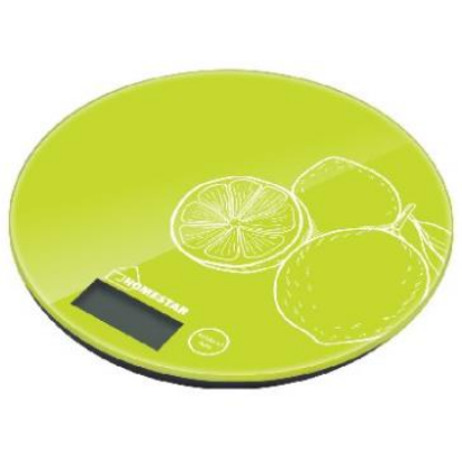 Изображение Весы кухонные HOMESTAR HS-3007S (зеленый, белый)