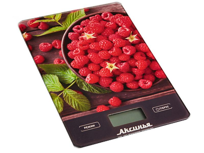 Изображение Весы кухонные Аксинья КС-6502 (зеленый, красный)