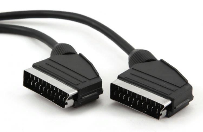 Изображение Кабель Gembird CCV-518-3M SCART 21 pin-SCART 21 pin (черный) (3 м)