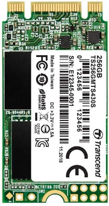 Изображение SSD диск Transcend TS256GMTS430S 256 Гб 2242 (TS256GMTS430S)