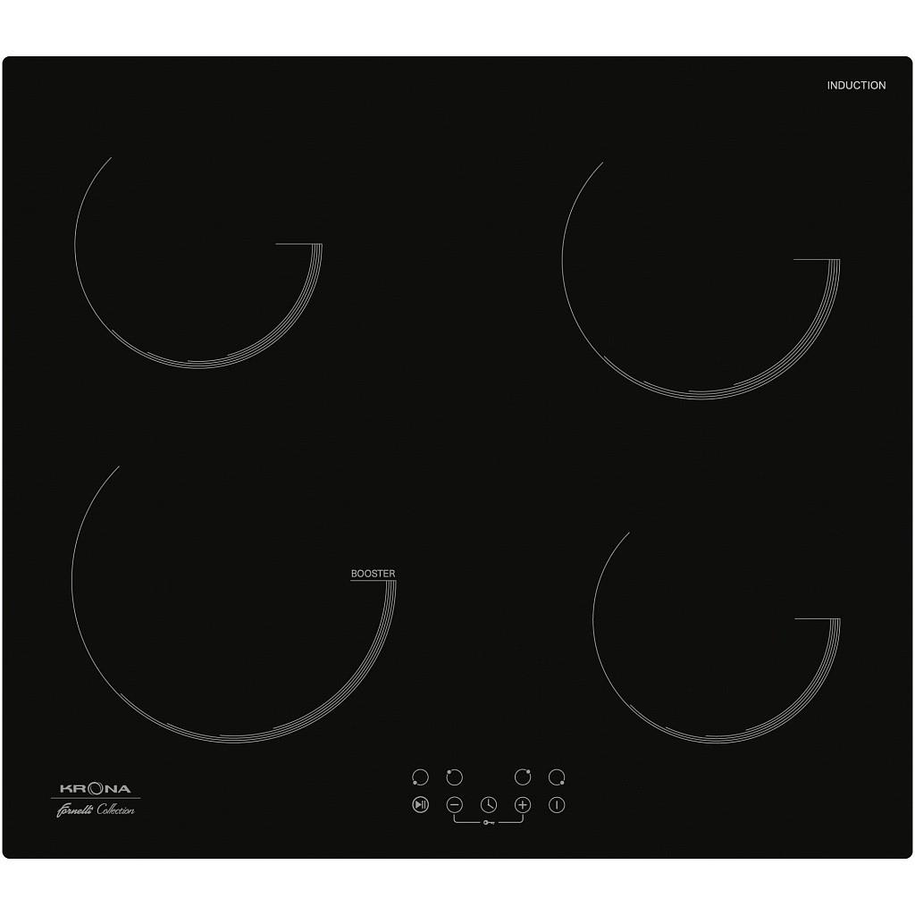 Изображение Варочная панель Krona VENTO 60 BL (черный)