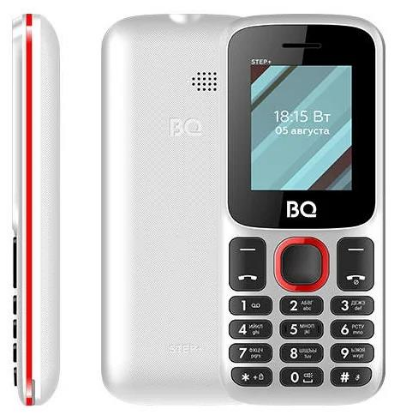 Изображение Мобильный телефон BQ 1848 Step+,красный, белый
