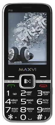 Изображение Мобильный телефон MAXVI P18,черный