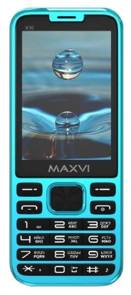 Изображение Мобильный телефон MAXVI X10,голубой