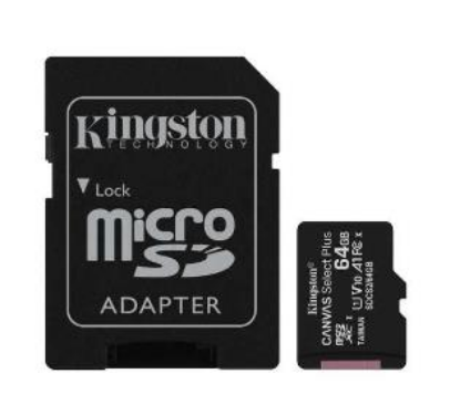 Изображение Карта памяти Kingston MicroSDHC Class 10 64 Гб адаптер на SD SDCS2/64GB