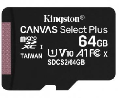 Изображение Карта памяти Kingston MicroSDHC Class 10 64 Гб  SDCS2/64GBSP