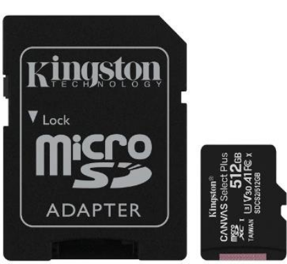 Изображение Карта памяти Kingston MicroSDXC Class 10 512 Гб адаптер на SD SDCS2/512GB