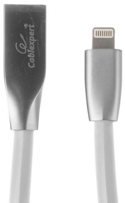 Изображение Кабель соединительный Cablexpert CC-G-APUSB01W-0.5M USB 2.0 A Lightning 8P белый 0,5 м