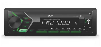 Изображение Автомагнитола ACV AVS-814BG, (4x50 Вт, монохромный дисплей, черный)