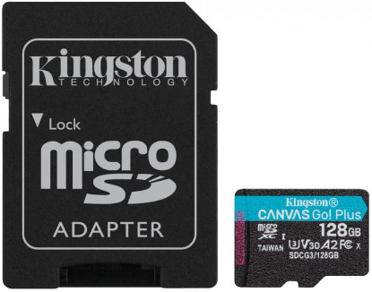 Изображение Карта памяти Kingston MicroSDXC Class 10 128 Гб адаптер на SD SDCG3/128GB