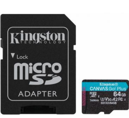Изображение Карта памяти Kingston MicroSDXC Class 10 64 Гб адаптер на SD SDCG3/64GB