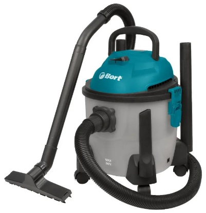 Изображение Строительный пылесос Bort BSS-1215-AQUA (1250 Вт , контейнер,  очистка)
