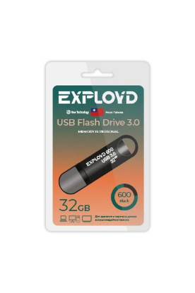 Изображение USB flash Exployd 600,(USB 3.0/32 Гб)-черный ()