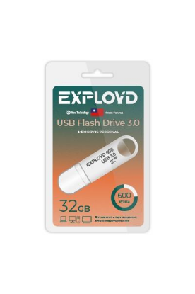 Изображение USB flash Exployd 600,(USB 3.0/32 Гб)-белый ()