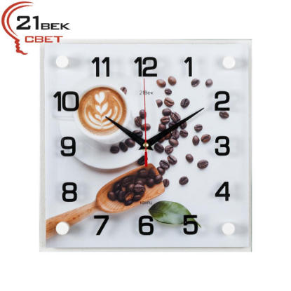 Изображение Настенные часы 21 век 2525-012 "Кофе с любовью"