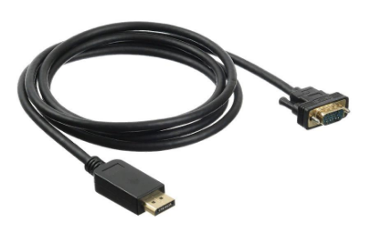 Изображение Кабель Buro BHP DPP_VGA-2 DisplayPort-VGA (черный) (2 м)