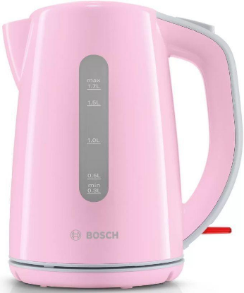 Изображение Электрический чайник Bosch TWK7500K (2200 Вт/1,7 л /пластик/розовый)
