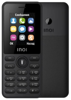Изображение Мобильный телефон INOI 109,черный