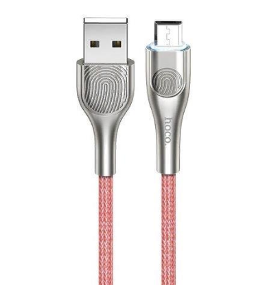 Изображение Кабель соединительный Hoco U59 Enlightenment USB 2.0 A Micro USB 2.0 B красный 1,2 м