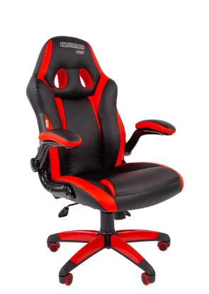 Изображение Компьютерное кресло Chairman Game 15 черный, красный