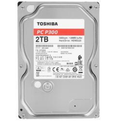 Изображение Жесткий диск 3.5" 2000 ГБ Toshiba P300, 5400 rpm, 128 МБ