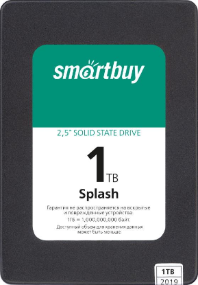 Изображение SSD диск SmartBuy Splash 1000 Гб 2.5" (SBSSD-001TT-MX902-25S3)