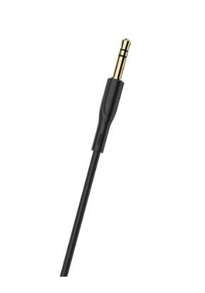 Изображение Кабель соединительный BOROFONE BL1 Audiolink 3.5 mm jack-3.5 mm jack (черный) (1 м)