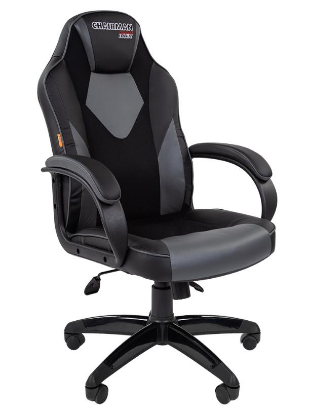 Изображение Компьютерное кресло Chairman Game 17 черный, серый