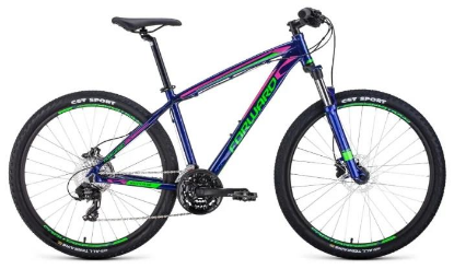Изображение Велосипед Forward NEXT 27,5 3.0 disc (фиолетовый, светло-зеленый/27.5 "/17.0 ")-2020 года RBKW0M67R021