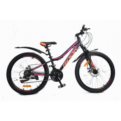 Изображение Велосипед Rook MА240DW (черный, розовый/24 "/11.0 ")- MА240DW-BK/PK