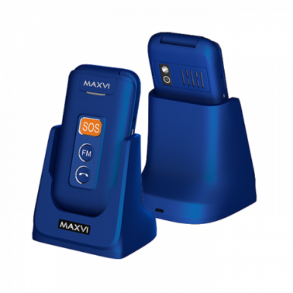 Изображение Мобильный телефон MAXVI E5,синий