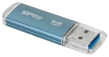 Изображение USB flash Silicon Power Marvel M01,(USB 3.0/64 Гб)-синий (SP064GBUF3M01V1B)