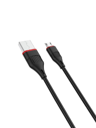 Изображение Кабель питания BOROFONE BX17 Enjoy USB 2.0 A Micro USB 2.0 B черный 1 м