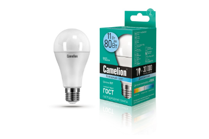 Изображение Лампа светодиодная Camelion LED11-A60/845 Е27 4500K 11 Вт