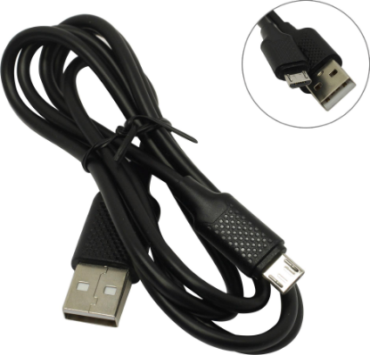 Изображение Кабель соединительный Harper BCH-321 USB 2.0 A Micro USB 2.0 B черный 1 м