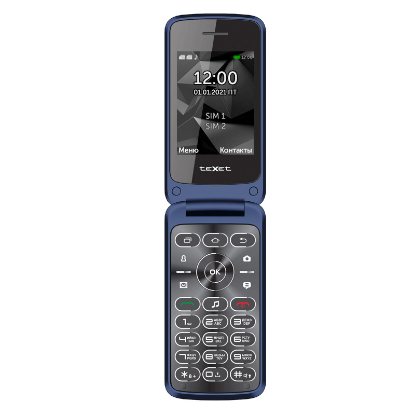 Изображение Мобильный телефон teXet TM-408,синий