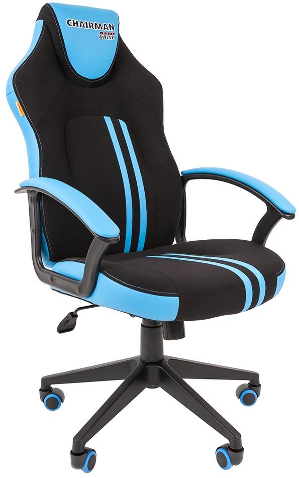 Изображение Компьютерное кресло Chairman Game 26 черный, синий
