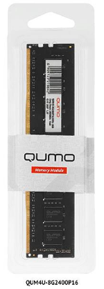 Изображение Оперативная память 8 GB DDR4 Qumo QUM4U-8G3200P22 (25600 МБ/с, 3200 МГц, CL22)