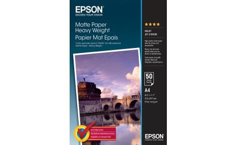 Изображение Фотобумага Epson C13S041256 (210x297 мм (A4) матовое)