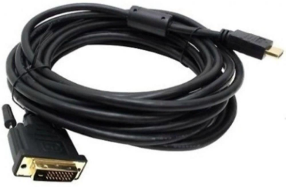 Изображение Кабель Buro HDMI-19M-DVI-D-10M HDMI-DVI-D (черный) (10 м)
