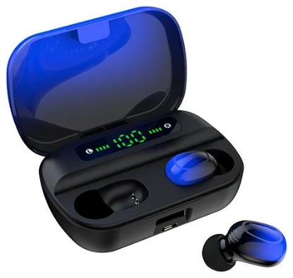 Изображение Bluetooth-гарнитура/наушники SmartBuy i500 (синий, черный)