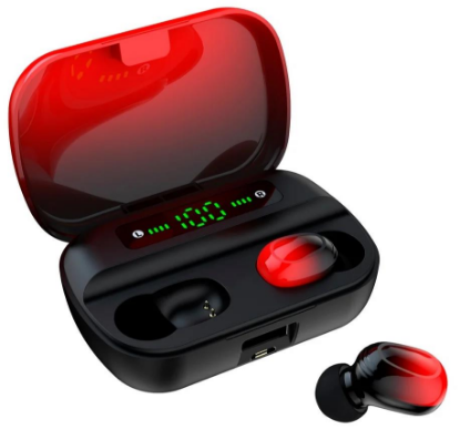 Изображение Bluetooth-гарнитура/наушники SmartBuy i500 (красный, черный)