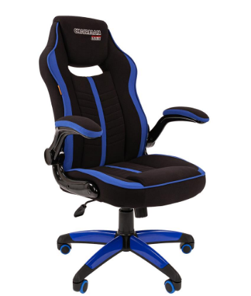 Изображение Компьютерное кресло Chairman Game 19 черный, синий