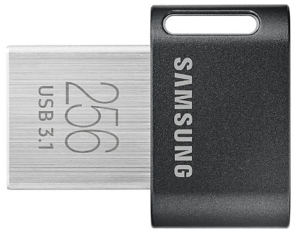 Изображение USB flash Samsung FIT Plus,(USB 3.1/256 Гб)-серебристый, черный (MUF-256AB/APC)