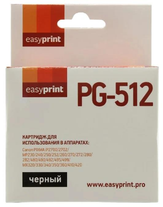 Изображение Картридж EasyPrint IC-PG512